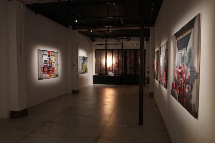 Vue de l'exposition Dépeindre Pierre Delavie - Galerie Loo and Lou Haut-Marais © Loo and Lou Gallery