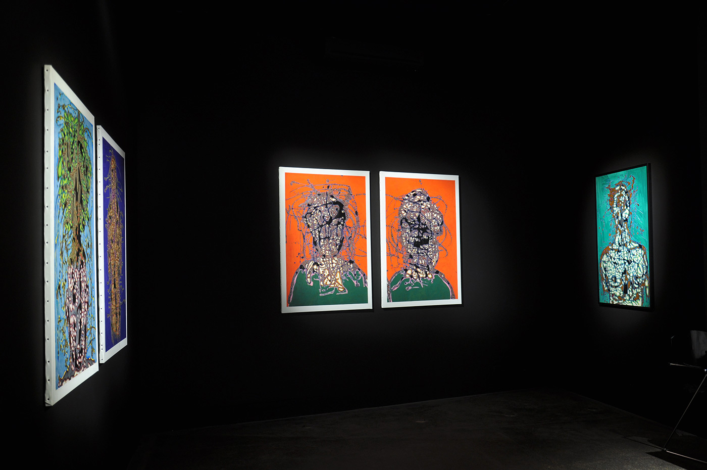 Vue de l'exposition à la Loo & Lou Gallery George V, ©Loo&Lou Gallery