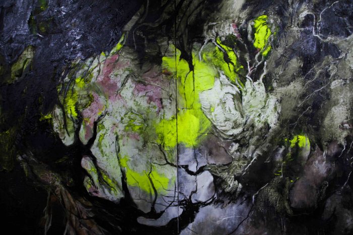 Lydie Arickx, L'intérieur du monde, 415 x 292 cm, mixed technics, 2017 © Loo and Lou Gallery