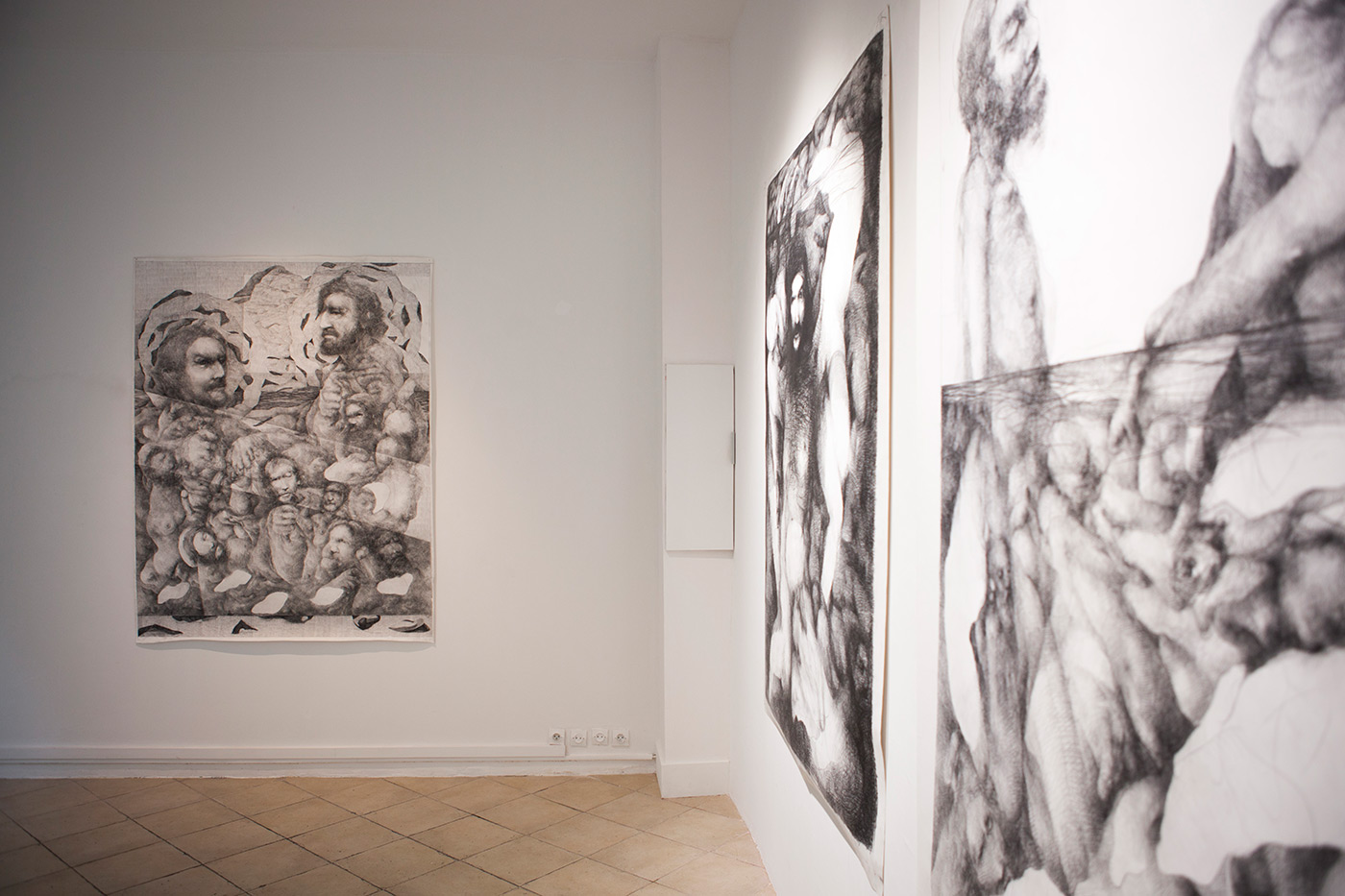 Vue d'exposition Johan Van Mullem à l'Atelier