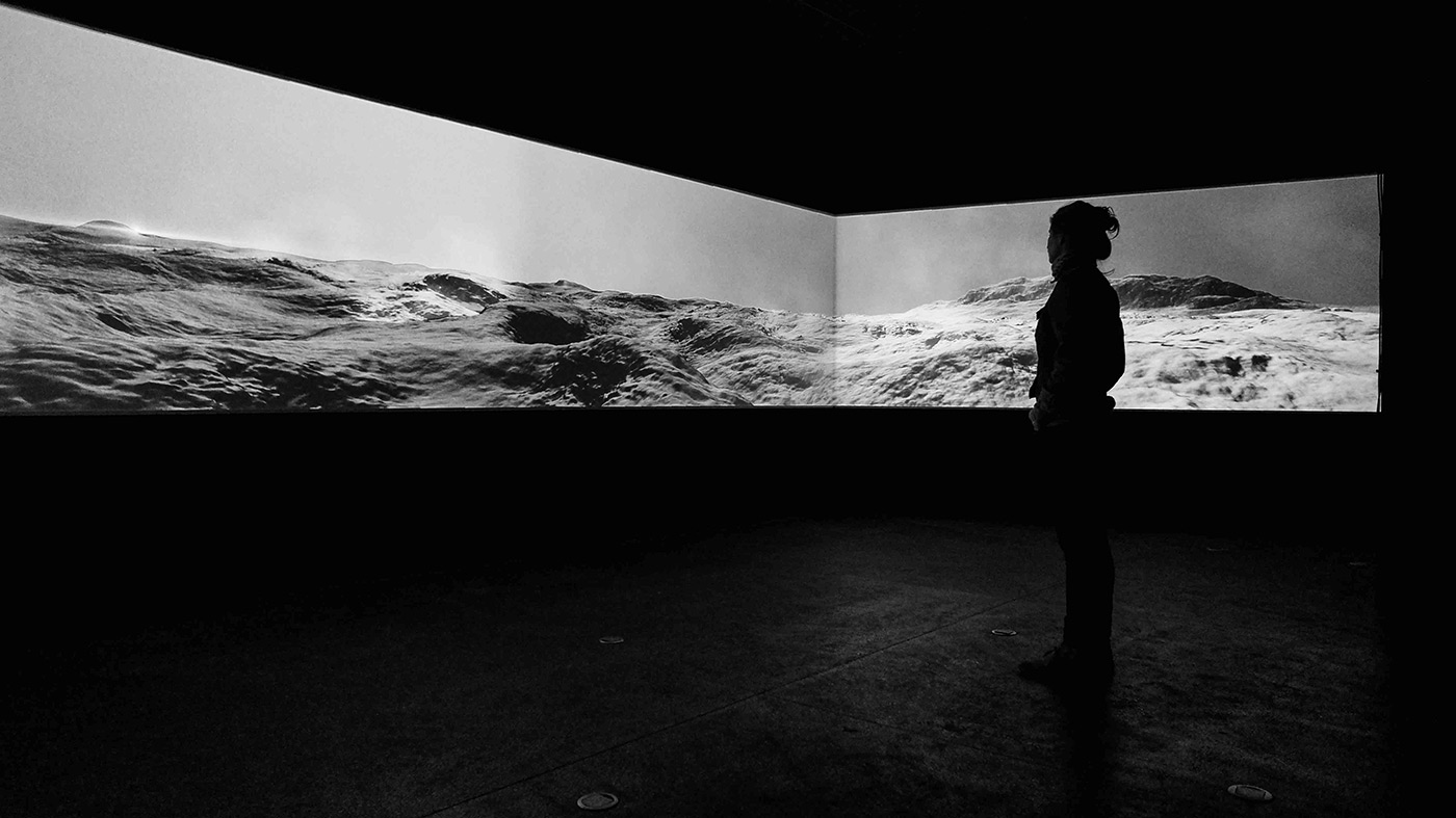 In The Land Of Nowhere, installation audio video (6'), 2015 © KAYIP