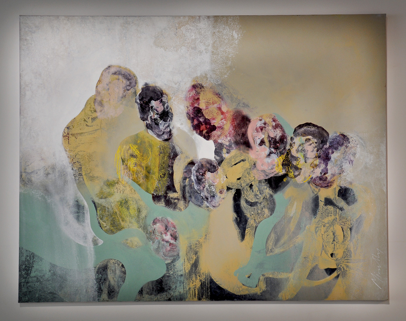 Christophe Miralles, Délice, huile sur toile, 162 x 130 cm, 2018 © Christophe Miralles