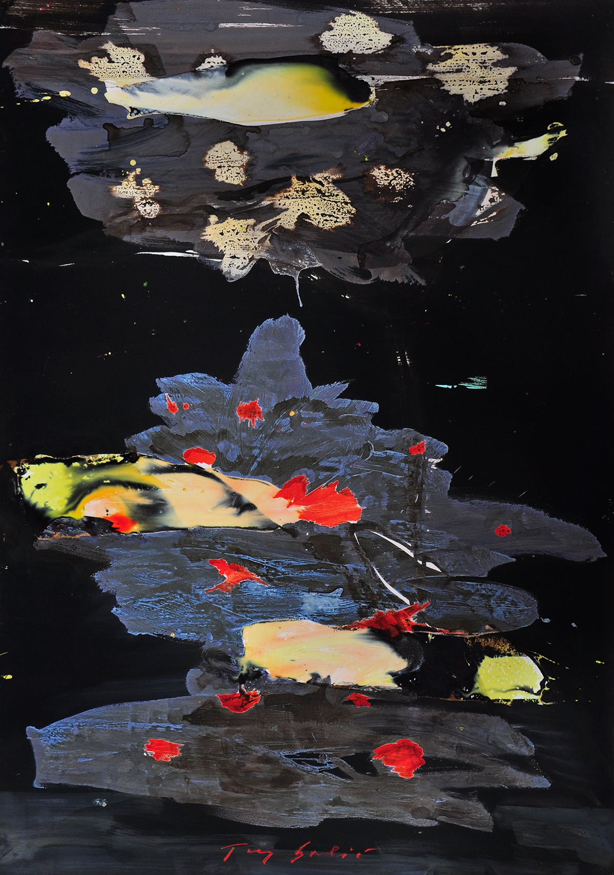 Shangai, technique mixte180 x 125 cm, 2018 © Loo & Lou Gallery