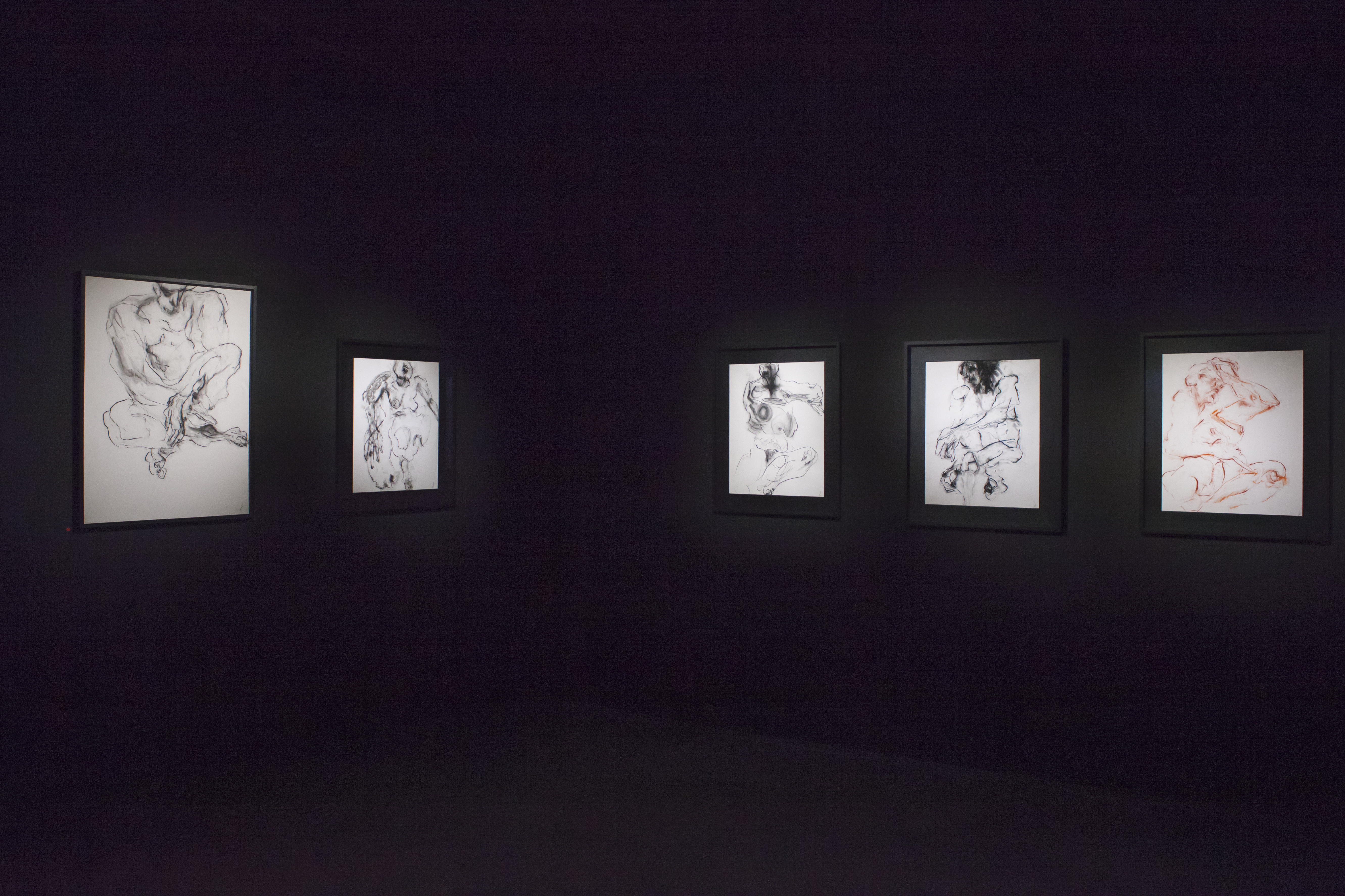 Vue de l'exposition Skin(s) Arghaël à la Loo & Lou Gallery George V