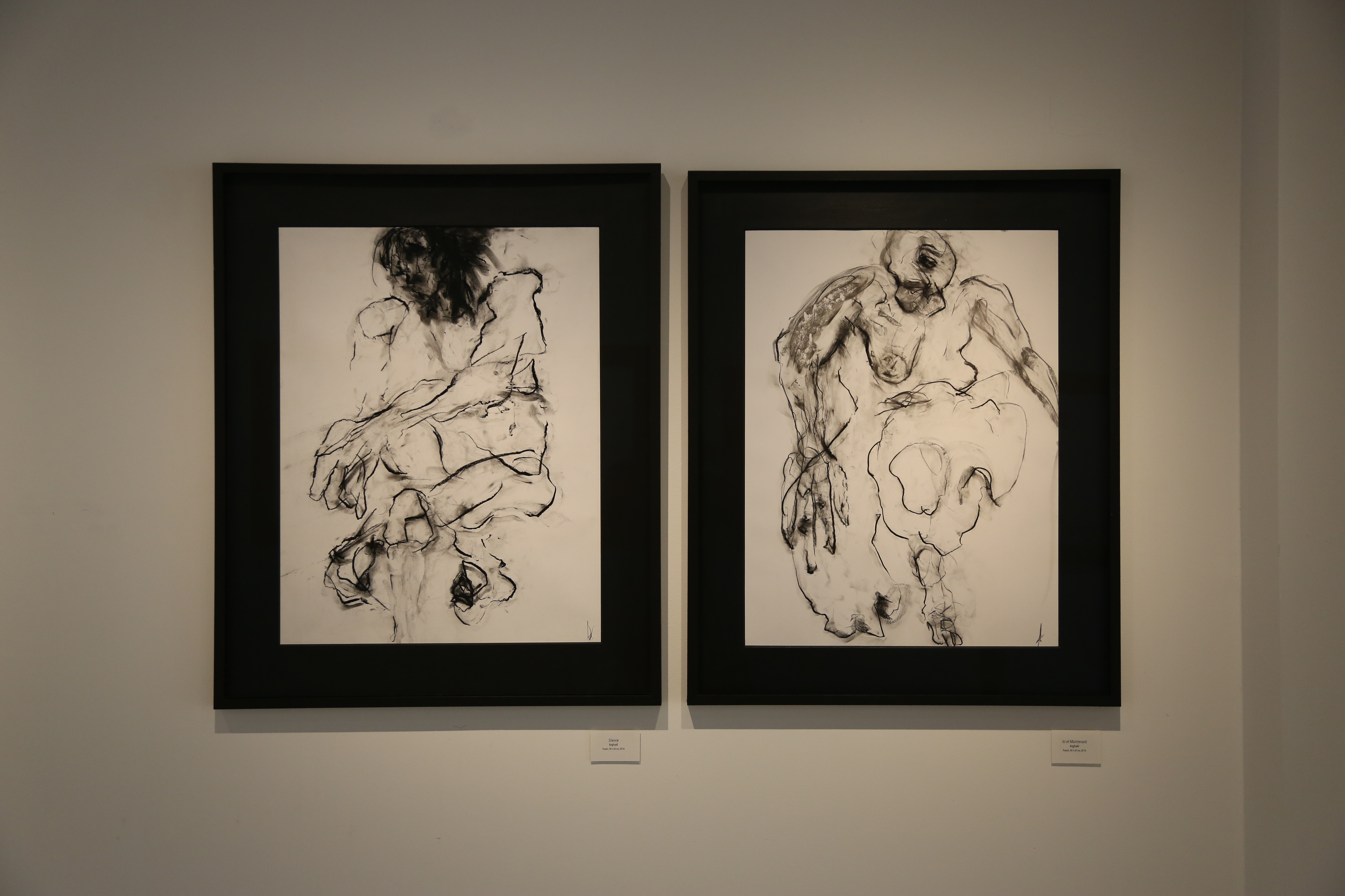 Vue de l'exposition RAW Arghaël à la Loo & Lou Gallery Haut Marais