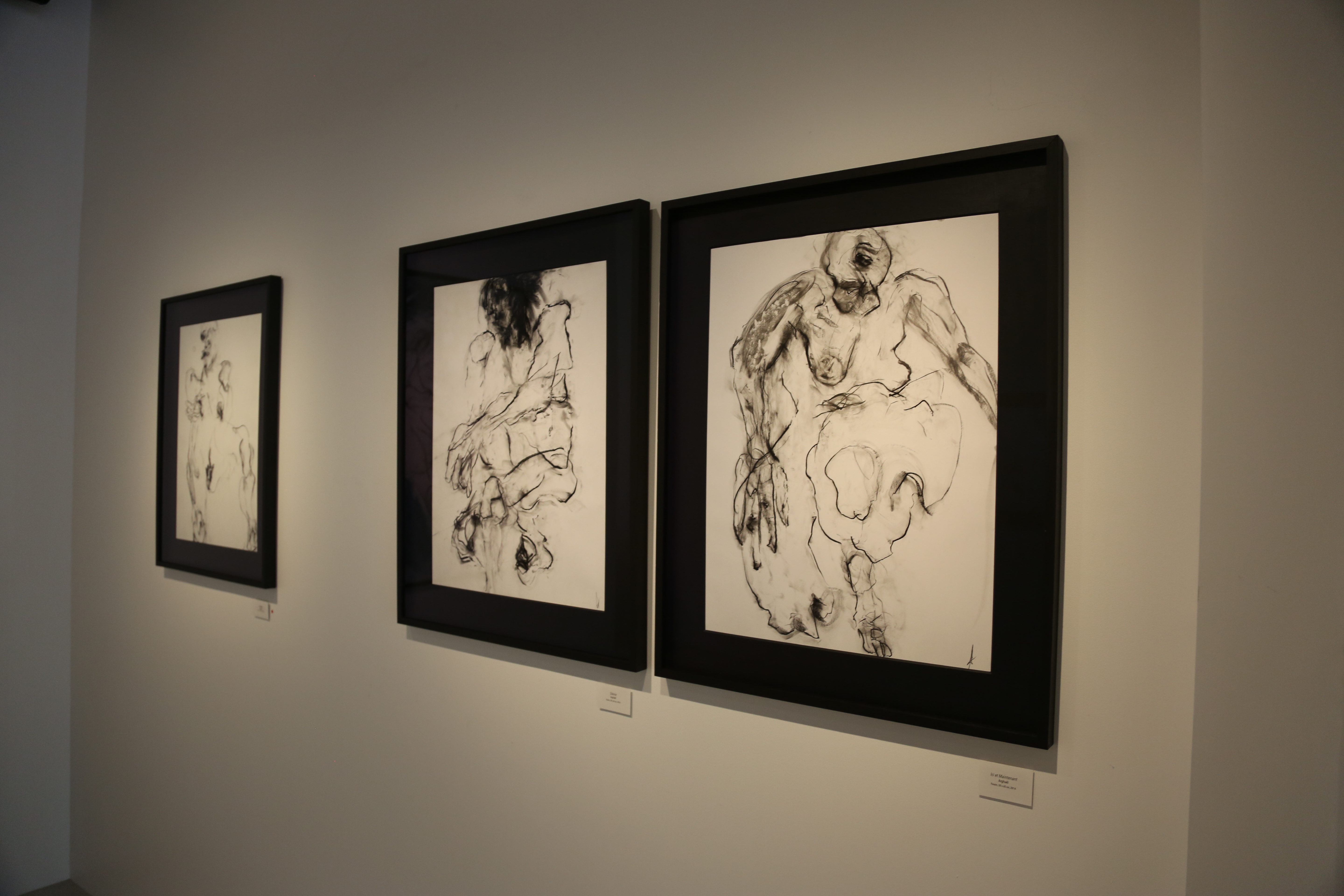 Vue de l'exposition RAW Arghaël à la Loo & Lou Gallery Haut Marais