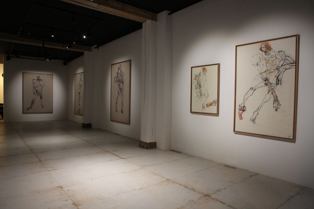 Exhibition view at the Loo & Lou Gallery - Haut Marais, Skin(s), Arghaël