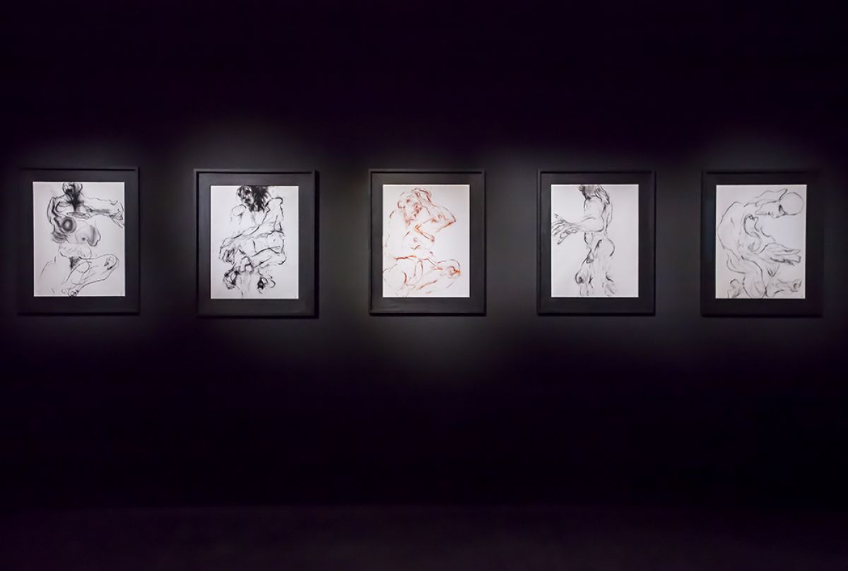 Exhibition view at the Loo & Lou Gallery - George V, Skin(s), Arghaël