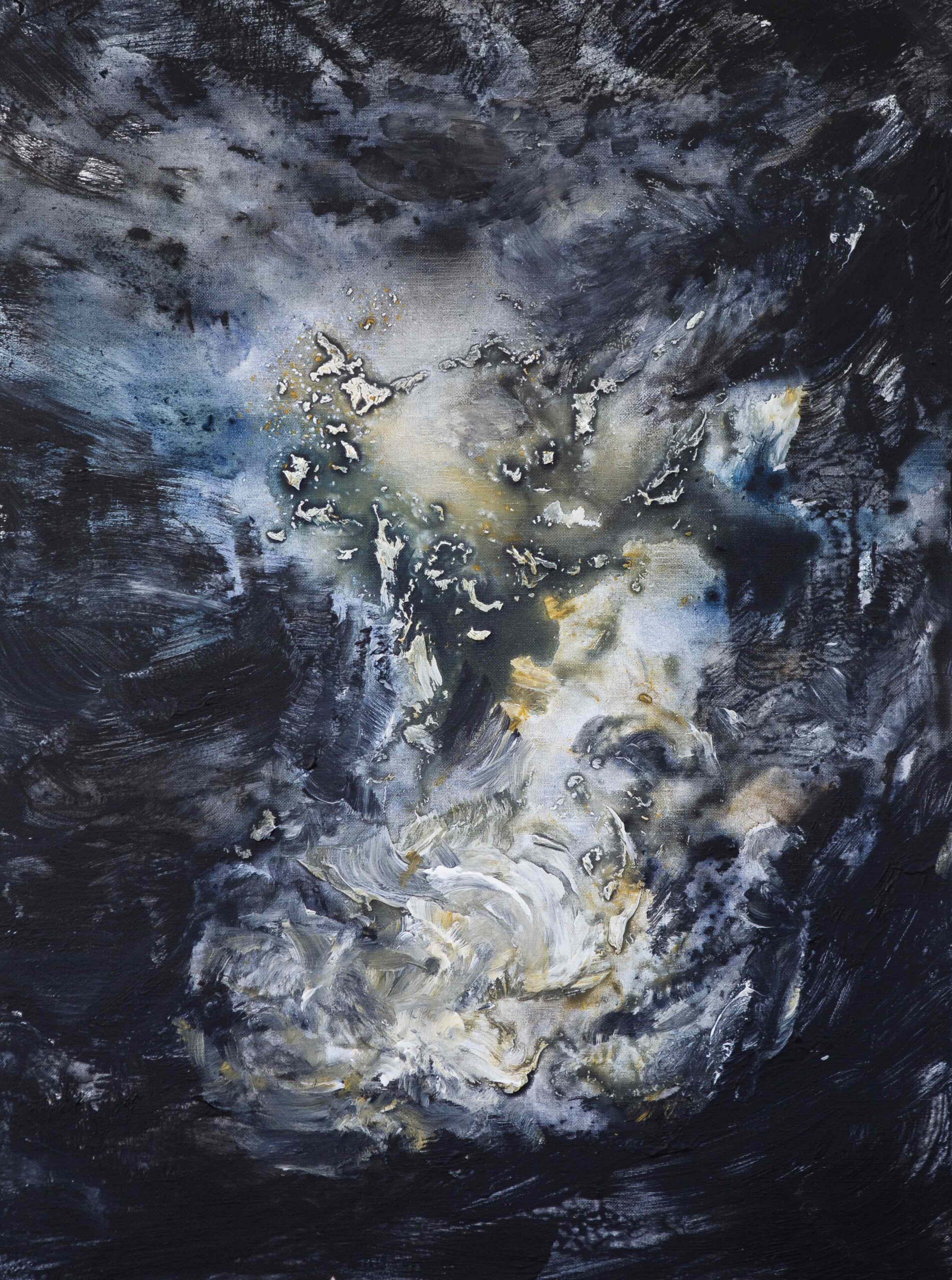 Aile 7, 2020, Acrylique sur toile, 50 x 61 cm