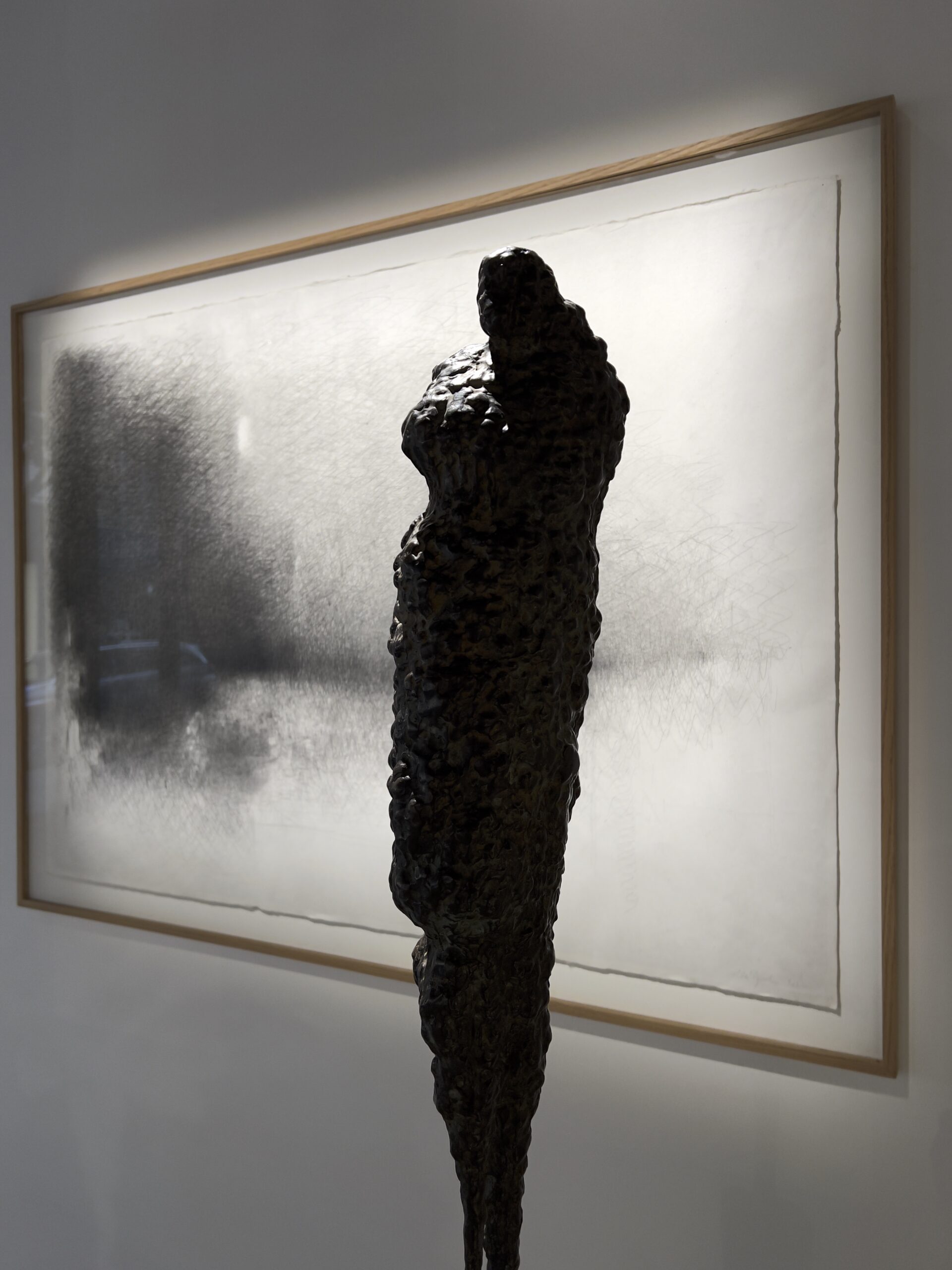 Exhibition's view, Sans titre and Grande Falaise by Paul de Pignol © Arghaël