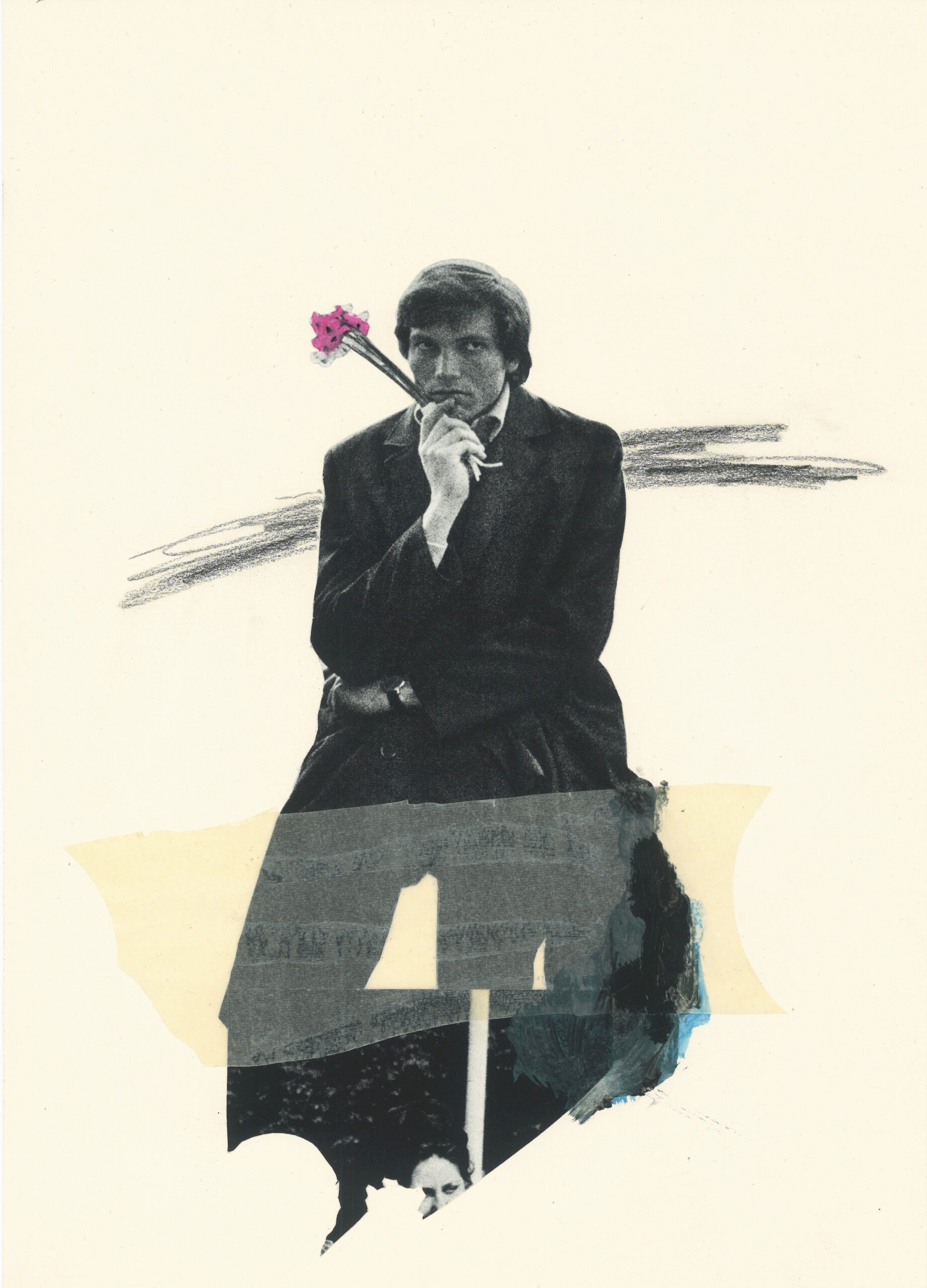 A constant state of poisoning, 2020, Collage et matériaux mixtes, 35 x 25 cm