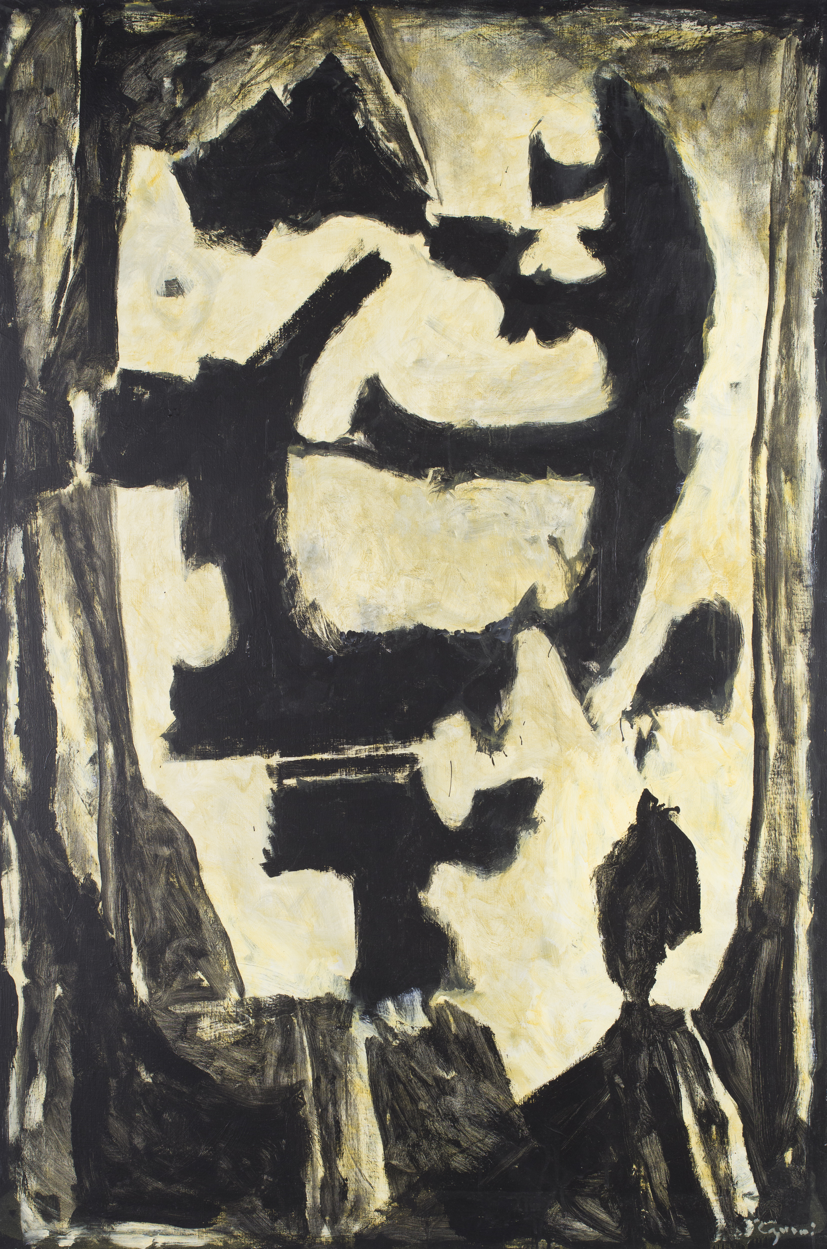 Sans titre de la série Blanche, 2000, Huile sur toile, 122 x 194 cm | © Thierry Cohen