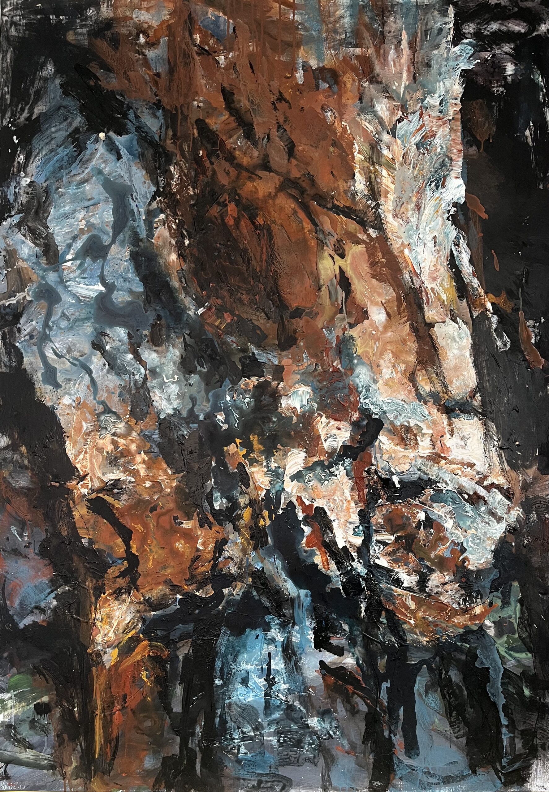 Arbre 11, 2023, Acrylique sur toile, 162 x 114 cm | © Tana Borissova