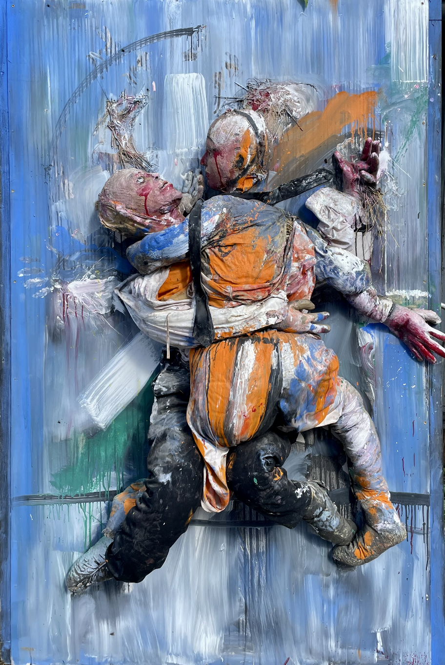 Toujours, Jamais !, 2025, Technique mixte, 200 x 130cm