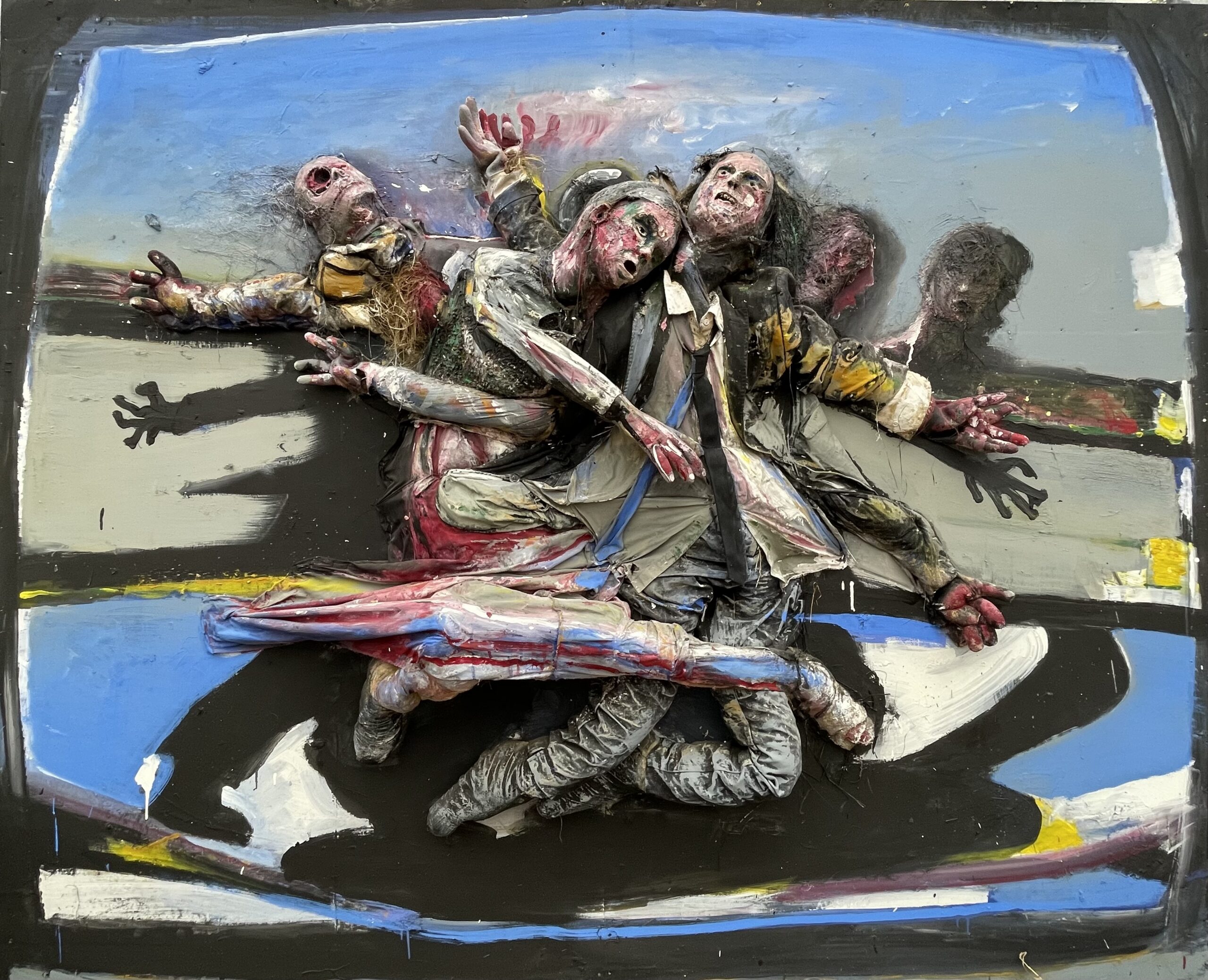 Toujours, Jamais !, 2025, Technique mixte, 240 x 200 cm