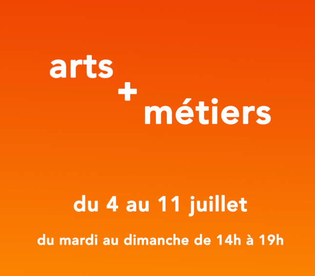 19.06.20 | SAVE THE DATE - EVENEMENT - ARTS PLUS METIERS