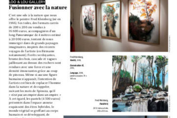 FRED KLEINBERG, « Germination, peintures et pastels », Le Quotidien de l’Art, Février 2019