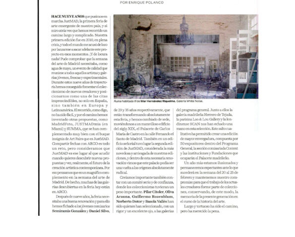 JUSTMAD, Tanc – François Borie, La buena firma, Févier 2018