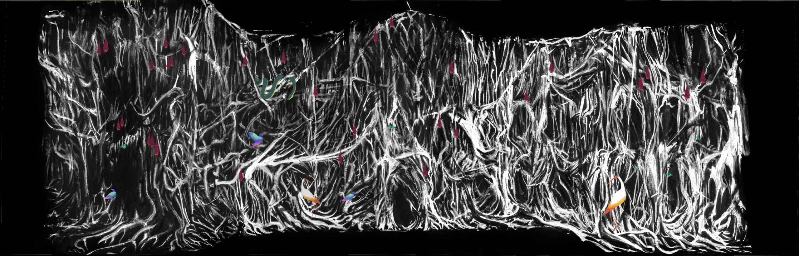 29.09.2021 | Nuit Blanche - Projection mapping by Jean-Julien Pous on the Town Hall of the 3rd district