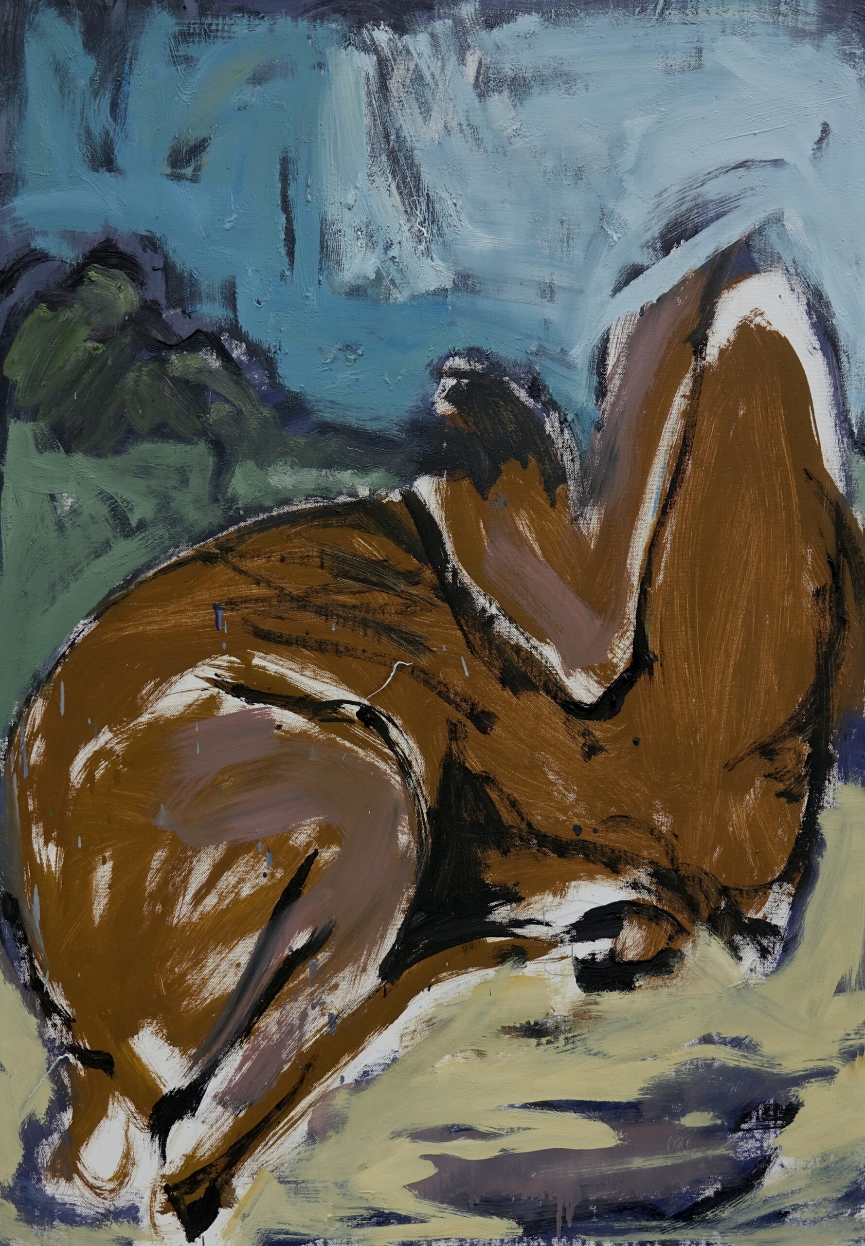 Torpeur II 97x70cm huile sur toile 2025 4 000 € Torpeur II 97x70cm huile sur toile 2025 4 000 €