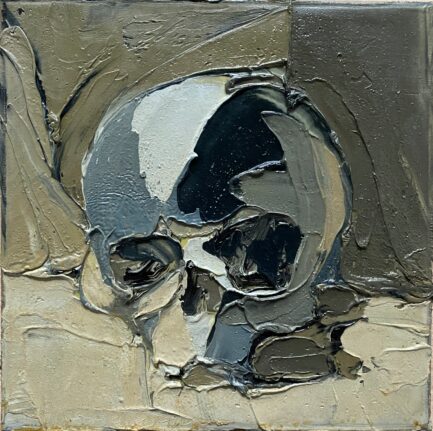 Vanite 8-2013-Huile sur toile-30x30cm-Cedric Le Corf 880 €